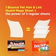 thumbnail image 4 of Bounce Pet Hair and Lint Guard Mega Dryer Sheets, Fresh Scent, 80 ct, 4 of 11