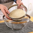 thumbnail image 4 of ZGstore 4.41 in Stainless Steel Rustproof And Durable Food Colander, 4 of 7