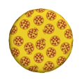 thumbnail image 4 of Spare Tire Cover, Cute Pizza Sausage Tomato Wheel Cover Tire Covers For Trailers Car Truck Camper Universal Tire Covering Fits Diameter14"-17", 4 of 4