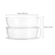 thumbnail image 3 of 2 cubiertas transparentes para alimentos para mesa, ideales para el hogar y el restaurante., 3 of 8