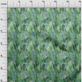 thumbnail image 3 of oneOone Rayon Forest Green Fabric Abstract Brush Stroke& Dot Craft Projects Decor Fabric Printed By The Yard 56 Inch Wide, 3 of 4