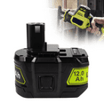 thumbnail image 3 of Huajiang 12.0Ah Lithium Replacement Battery for Ryobi 18V  Compatible with P102 P103 P104 P105 P107 P108 Lithium Battery, 3 of 8