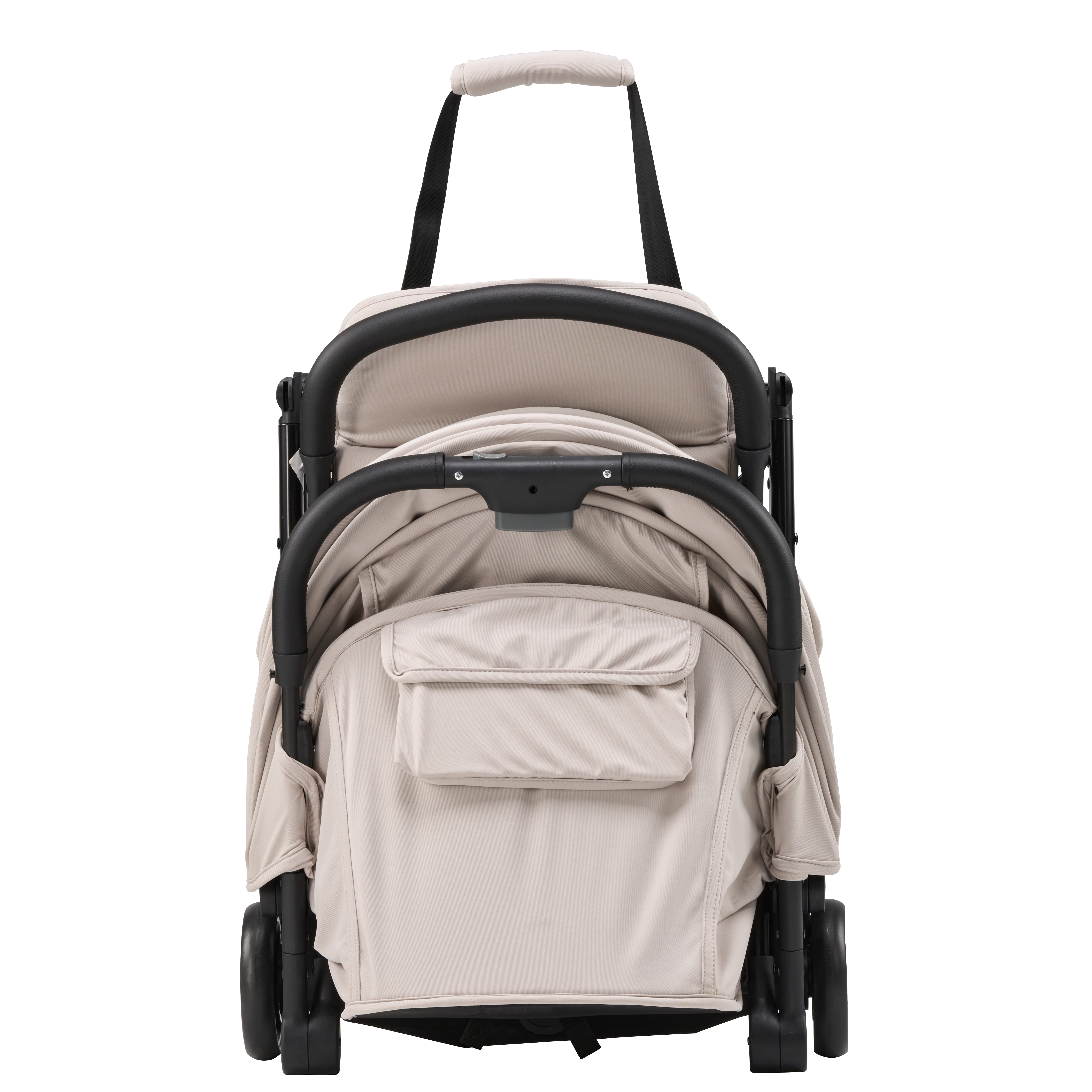 Parent's Choice Compact Stroller Dove - Lightweight, One-Hand Fold with Extra Storage