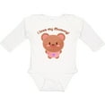 thumbnail image 3 of Inktastic I Love My Mommy- cute baby bear Boys or Girls Long Sleeve Baby Bodysuit, 3 of 5