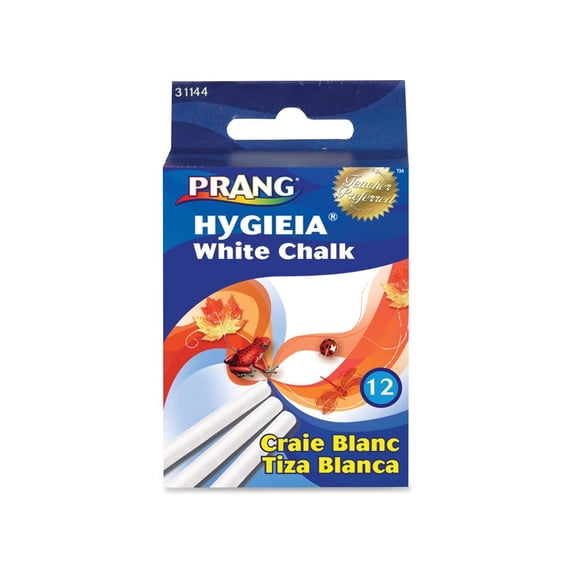 Dixon Prang Chalk Non-toxic, White, 12 Count
