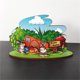 thumbnail image 1 of Xihbxyly Artículos de Clarence Adorno Decorativo de Escritorio de Conejito de Pascua, Pintura de Madera, Decoración de Mesa de Vacaciones de Pascua, 1 of 1