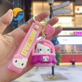 thumbnail image 1 of Kuromi-Llavero de peluche de Hello Kitty para mujer y niña, accesorios colgantes de mochila de Cinnamoroll, regalo YAOSANBAO BAO unisex, 1 of 2