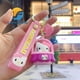thumbnail image 1 of Kuromi-Llavero de peluche de Hello Kitty para mujer y niña, accesorios colgantes de mochila de Cinnamoroll, regalo Fivean unisex, 1 of 2
