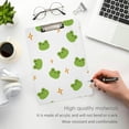 thumbnail image 5 of Coolnut Cute Frog Clipboard, Acrylic Standard A4 Letter Size Clip Board with Low Profile Clip for Office, Classroom, Doctor, Nurse and Teacher, 12.5"x9", 5 of 7