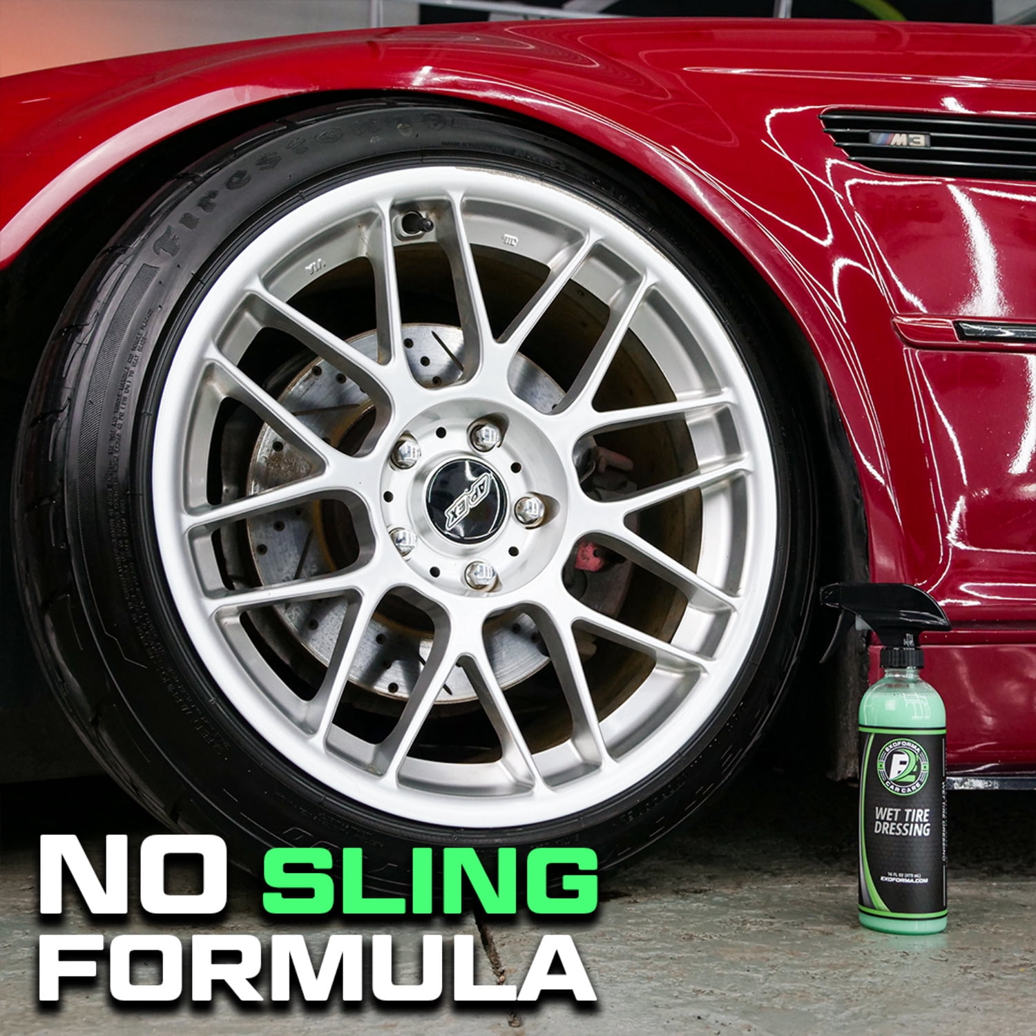 ExoForma Wet Tire Dressing - Extreme High "Wet" Tire Shine, 16 oz