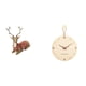 thumbnail image 1 of Figuras de renos,Figuras de reno,alce,ciervo,estatua,decoración del hogar,Estatua de reno para mesa,adorno moderno para oficina,Reloj de pared,Reloj de pared decorativo para sala de, 1 of 8