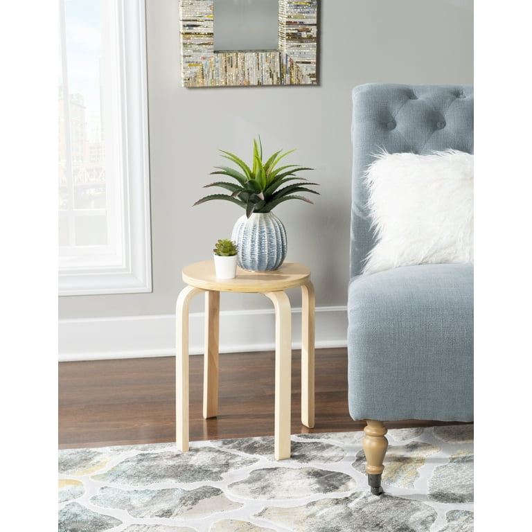Bentwood stacking stool in natural hotsell
