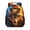Blue Orange Wolf, variant on chaqlin American Flag Bass Boys 13.5 Inch Backpacks Kids Preschool Kindergarten Backpack Toddler Boy Lightweight Travel Ruckpack with Water Bottle Holder Pocket