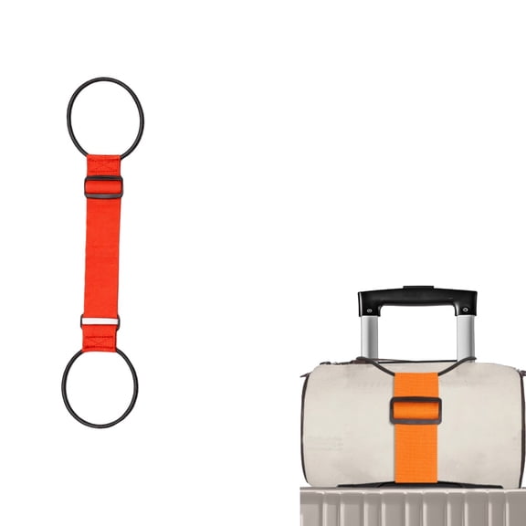 Fleximart Luggage Strap,Adjustable Luggage Strap Bungee For Suitcase Handle,Secure And Secure, Adjustable Length, Lightweight And Portable, Tsa Compliant, Suitable For Travel And Business