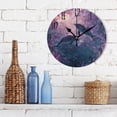 thumbnail image 2 of 10" Quartz Indoor Wall Clock Silent Mechanism / Two Ethereal and Lovely Dolphins, 2 of 11