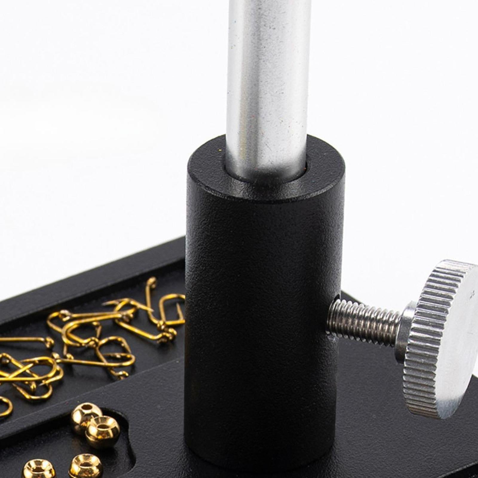 figatia Fly Tying Pedestal Size Fits Most Travel Portable Fits 0.39 inch Stem Compact Fly Tying Tools Material Holder Non Slip Bottom