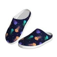 thumbnail image 2 of KLL Sea Jellyfish Pattern Adult Unisex Cozy Slippers,Fuzzy Slip-on Slippers TPR Sole Slippers Comfort Plush Home Footwear for Indoor & Outdoor-8, 2 of 7