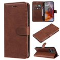 thumbnail image 5 of Étui Portefeuille pour Motorola MOTO G75 5G à Rabat avec Fentes pour Cartes, Support Magnétique et Sangle Brun, 5 of 5