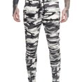 thumbnail image 2 of Ernkv Cargo Pants for Men Fashion Fall Winter Long Trousers Comfy Lounge Casual Floral Print Soft Safety Full Pants with Pocket High Waist White M, 2 of 7