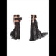 thumbnail image 3 of Falda Larga de Encaje para Mujer, de Transparente, Ajustada, Elegante para Playa y Verano. Negro L, 3 of 7