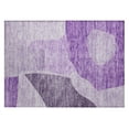 thumbnail image 2 of Addison Rugs Chantille Indoor/Outdoor Transitional Abstract Eggplant Washable Rectangle Rug, 1'8" x 2'6", 2 of 6