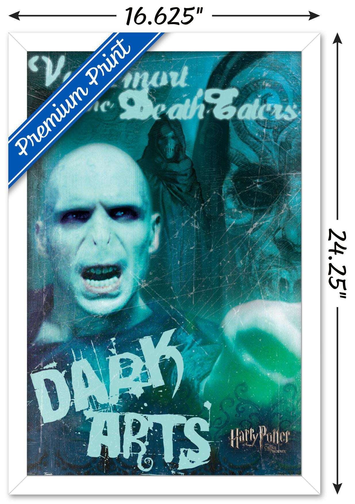 Harry Potter and the Order of the Phoenix - Dark Arts Wall Poster, 14.725" x 22.375", Framed