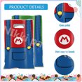 thumbnail image 4 of 10 piezas de bolsas de fiesta de Mario, decoración de cumpleaños de Mario Bros, bolsas de regalo de plástico, caja de dulces de Mario, suministros para fiestas de baby shower para niñas, decoración, 4 of 4