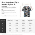 thumbnail image 7 of Xecao offers the Video Game for Men's Casual Short-sleeved Shirt, a button-up collared shirt with a pocket, perfect for beach vacations and yacht travel in the Medium size., 7 of 7