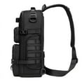 thumbnail image 2 of Tactical Chest Outdoor Large Capacity Sports Messenger Bag,Black, 2 of 2