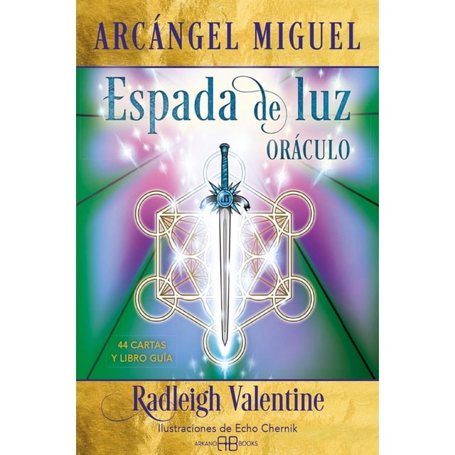 Arcángel Miguel. Espada de luz. Oráculo (Libro y cartas) Blanco