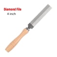 thumbnail image 3 of 4 Inch 100mm Diamond File For Diamond Wood Carving Metal Glass Grinding Tool Woodworking Rasp Hand Filing Tool, 3 of 3