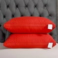 thumbnail image 5 of sruoe Pillows for Bed, Soft Breathable Hypoallergenic Sleep Bed Pillows, Cooling Pillows for Queen Size, Standard Sleep Household Pillows for Side, Stomach, Back Sleeper, Polyester, 5 of 6
