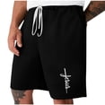 thumbnail image 1 of Diufon Men's Athletic Shorts Drawstring Waisted Outdoor Sport Shorts Spring Summer Hiking Shorts with Pockets, 1 of 4