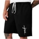 thumbnail image 1 of Mens Casual Shorts Lace-Up Elástico Cintura Bolsillo Ejercicio Fitness Hogar Pantalones de Media Longitud para Diario, 1 of 4