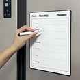thumbnail image 2 of Fridge Calendar Sheet Magnetic Sticker Message Board Menu Dry Erase Monthly Planner For Refrigerator Whiteboard 2024 New, 2 of 8