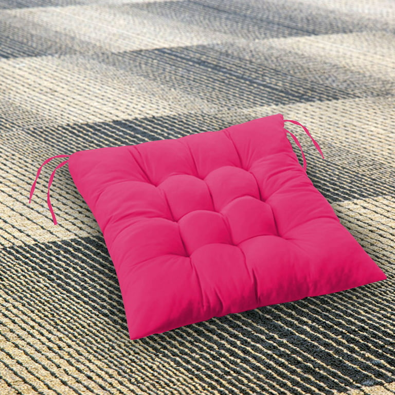 4PCS Chair Cushion Pads Tie On Thick Soft Seat Cushion Patio