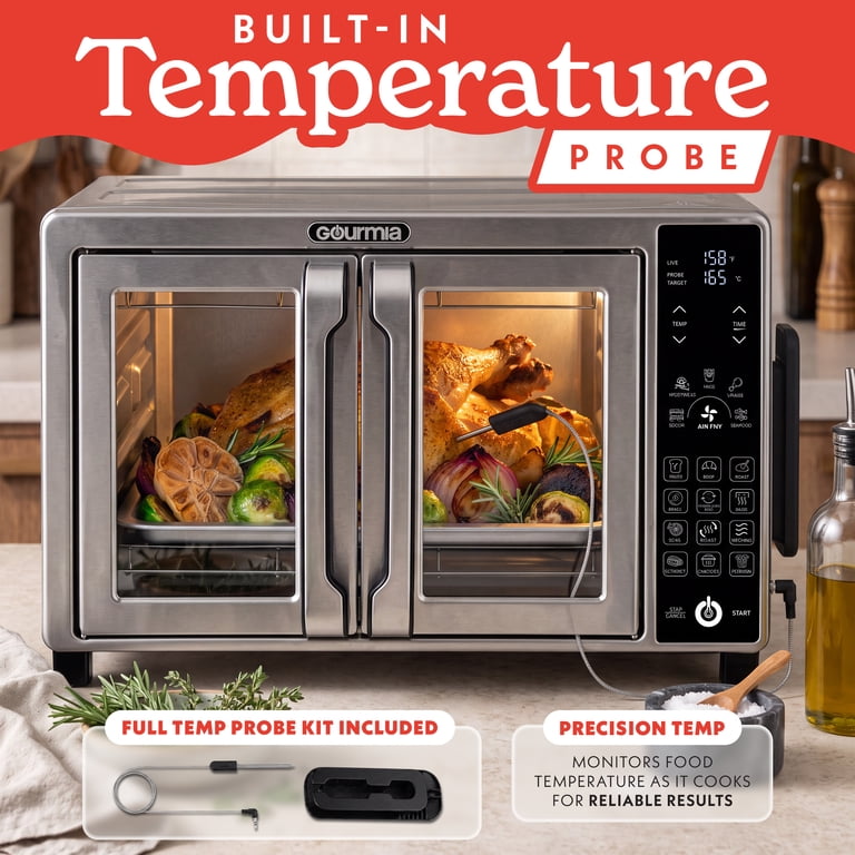 Gourmia 6-Slice Digital Toaster Oven Air Fryer, with 18 One-Touch
