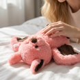 thumbnail image 6 of Bat Plush Toy with Spread Wings, Soft Stuffed Animal Doll in Blue Grey Pink and Brown Colors, Adorable Halloween Party Decor and Squeeze Companion, 6 of 6