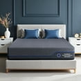 thumbnail image 3 of CHITOOMA 10 Inch Twin Memory Foam Mattress, Gel-Infused Triple-Layer Bed with Graphene Fabric Cover, Medium-Firm Plus Support, Pressure Relief & Motion Isolation, Mattress in a Box, 3 of 9