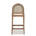 thumbnail image 6 of Ivory White - Wood + Rattan Structure - Breakfast Counter - Footrest Support, 6 of 7