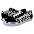 thumbnail image 4 of Vans Old Skool Kids Shoes Size 12.5, Color: Black/White, 4 of 6