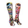 thumbnail image 3 of The Powerpuff Girls Womens Knee High Socks Casual Long Stockings 20 Inches Tube Socks Boot Midcalf Stocking, 3 of 8