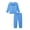 Blue, variant on Baby & Toddler Boy Outfit Set, Waffle Knit Thermal, Sizes 0-6T