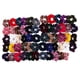 thumbnail image 1 of 58x Velvet Cabello Scrunchies Elásticos Lazos Cuerda Banda Bobble, 1 of 6