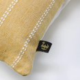 thumbnail image 6 of Heavenera Pack of 2 18X18 Woven Throw Pillow Covers Cotton Woven Classic Farmhouse Country Throw Pillow Case Dobby Square (18"X18",Mustard), 6 of 8