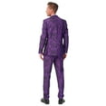 thumbnail image 2 of Suitmeister Men's Purple Tiger Animal Suit, 2 of 3