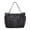 Black, variant on Large Casual Denim Tote Bag, Multi Pocket Purse for Women, Light Blue Shoulder Handbag with Zipper Closure