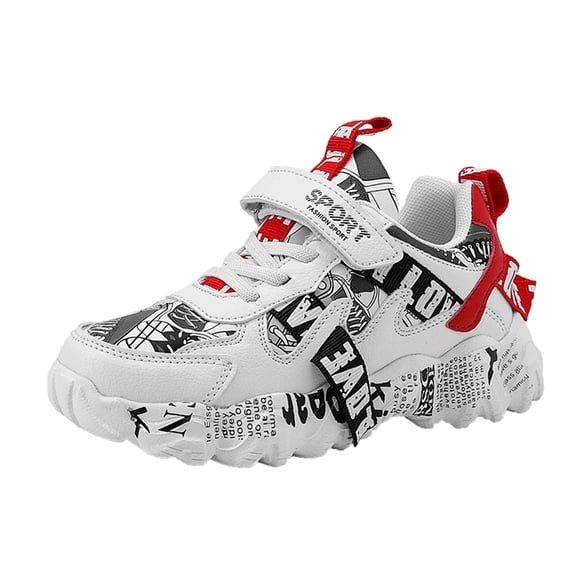 dmqupv Girl Sport Shoes Toddler Big Kids Shoes Boys Girls Breathable Sneakers Athletic Running Shoes Kids Tennis Shoes White,Size for US 5