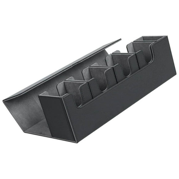 becaristey Card Deck Box Holder Storage Organizer Album Container for TCG Black