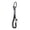 B, variant on Copper Key Buckle, Solid Brass Key Rings, Double Ring Key Organizer with Customizable Label Sticker, Durable Rust-Resistant Metal Construction, Secure Spring-Tempered Closure